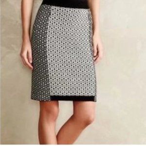 Anthropologie Sparrow Wakefield Merino Wool Blend Pull On Knit Pencil Skirt Sz S